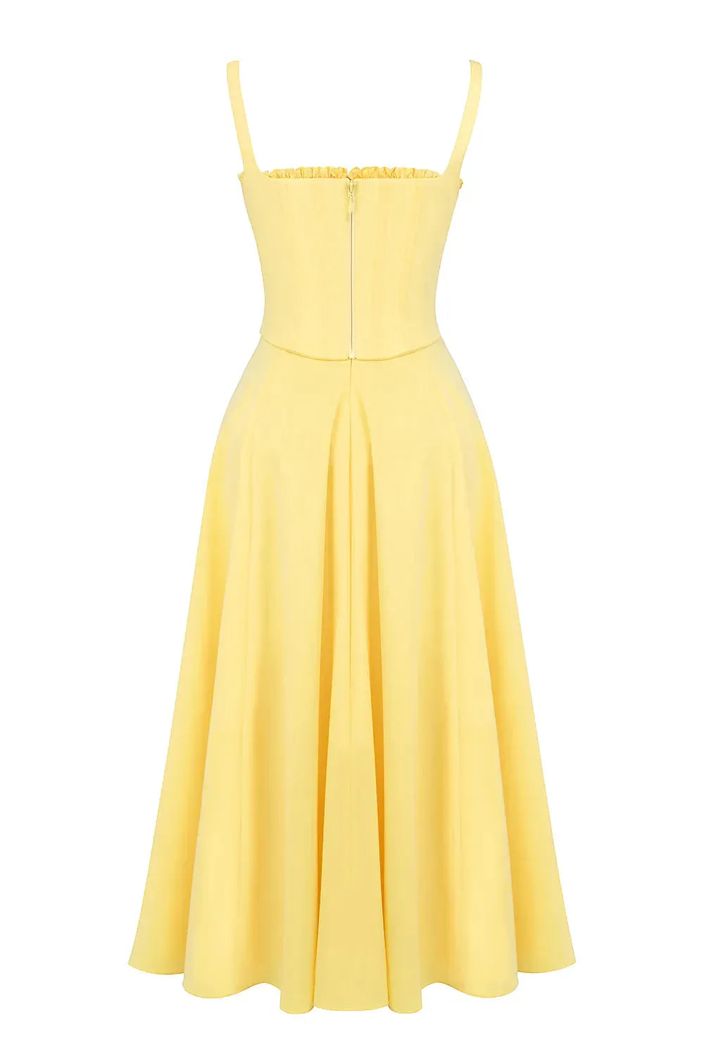 Vestido Midi Com Espartilho - Modelo Lily