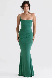 Vestido Longo Vinho Jamilly –  Versatilidade em Cada Detalhe